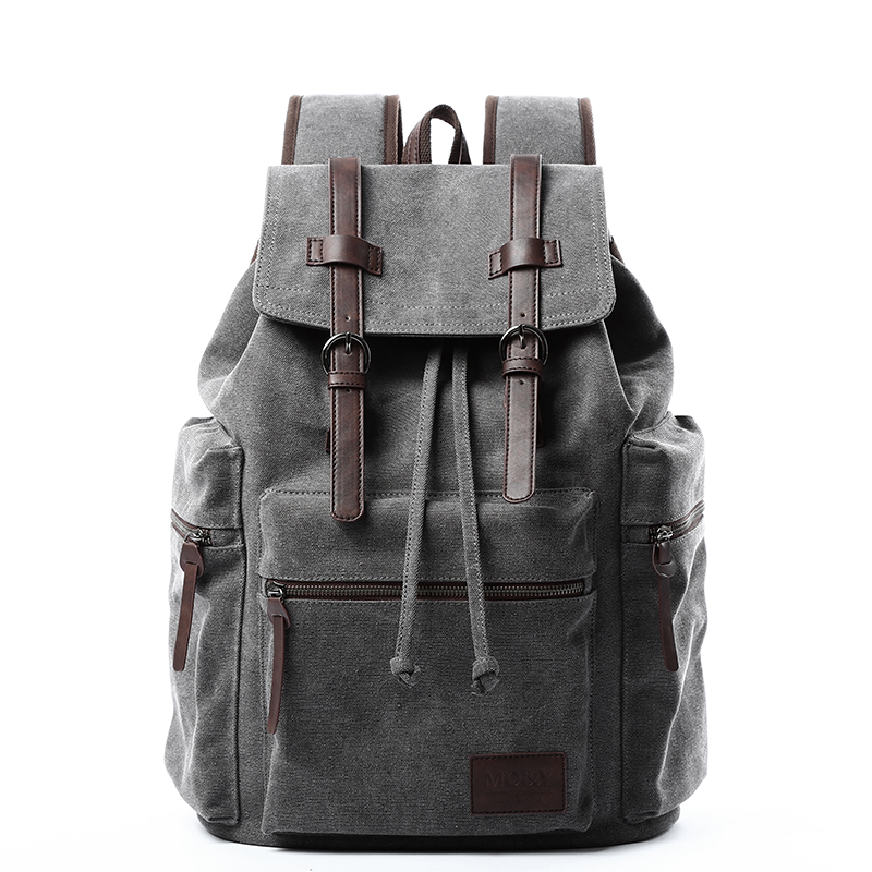 Canvas Backpack Casual - Mochila Casual Retro de Lona MATE