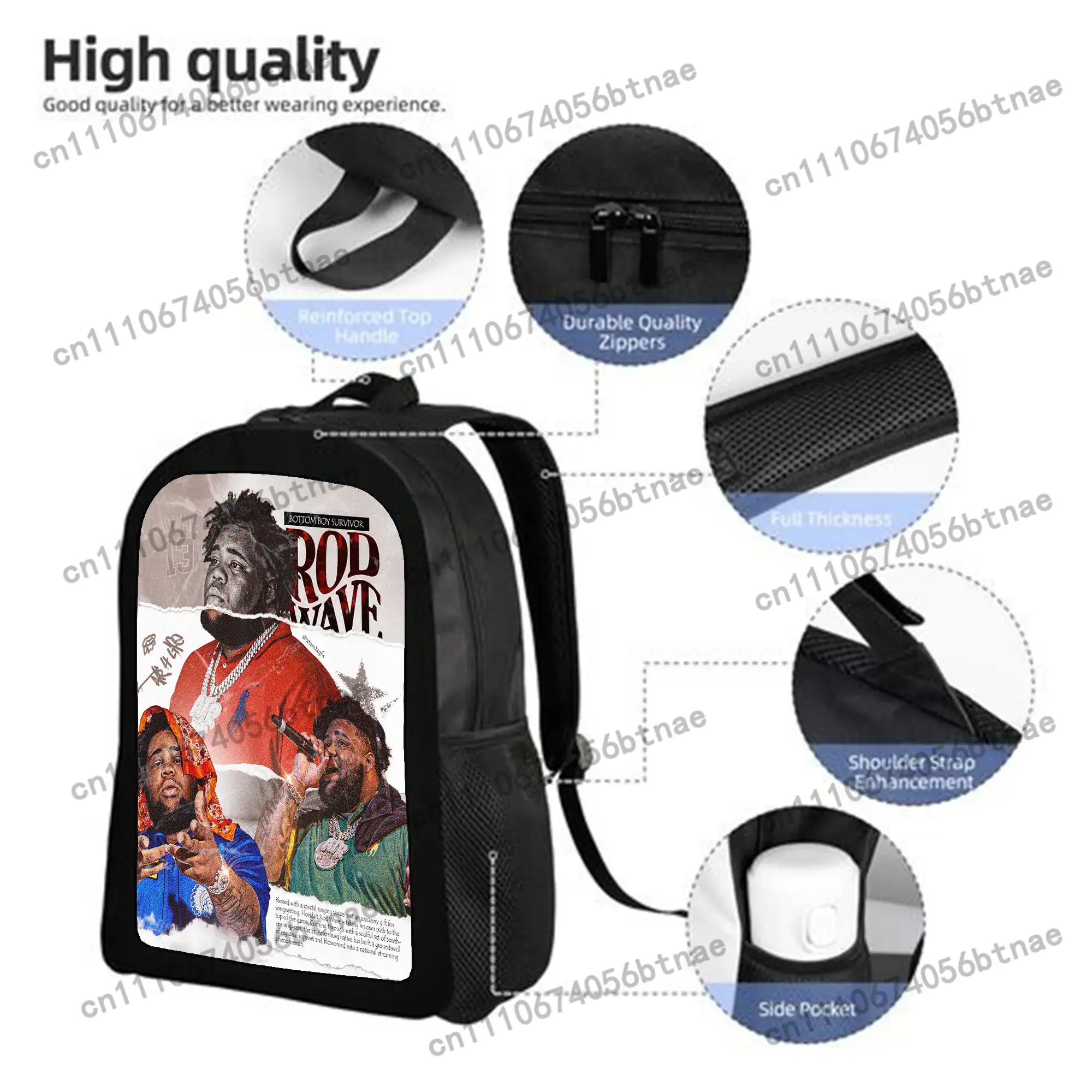 Mochilas Rod-Wave para meninas - School Backpack Teen avaliação e preço