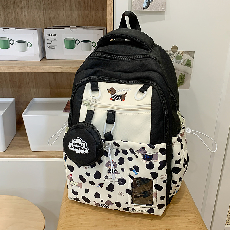 Mochila estilo colegial com de - School Backpack Teen avaliação e preço