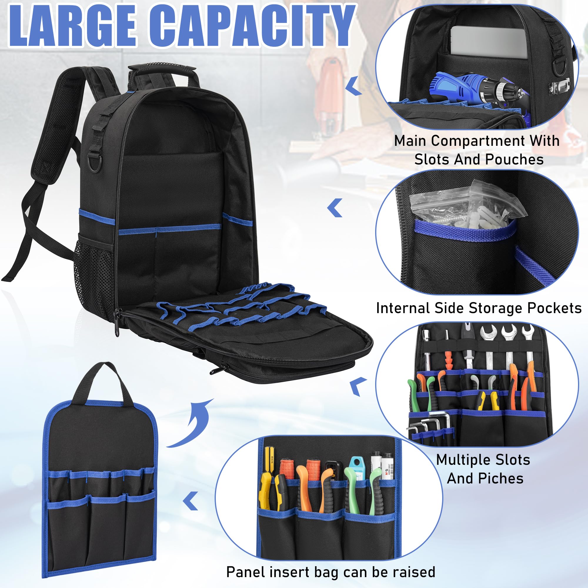 Mochila para Ferramentas de Al - Backpack Insert Organizer avaliação e preço