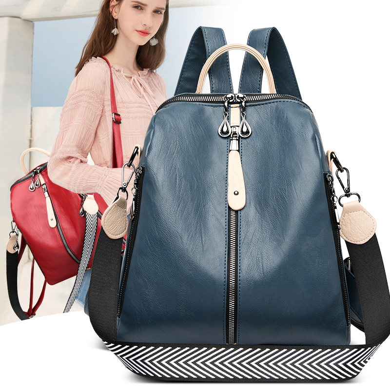 Mochila de couro macio para mu - Leather Backpack Vintage avaliação e preço