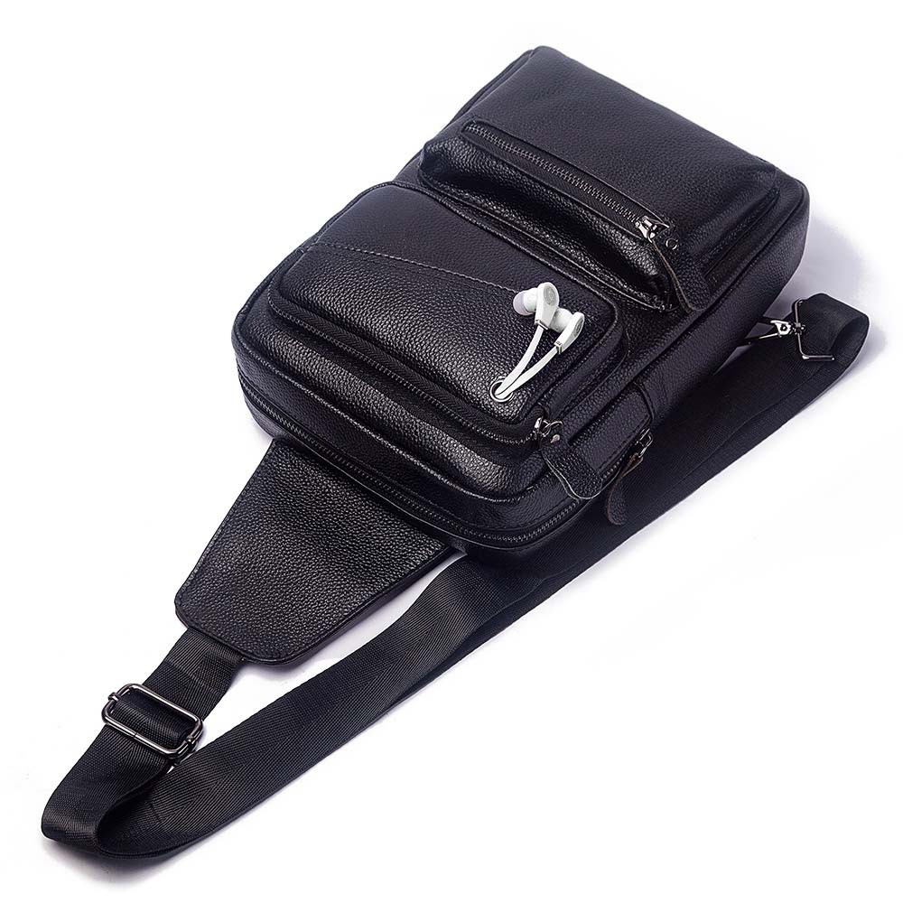 Bolsa Peito de Couro Real Mult - Leather Backpack Vintage avaliação e preço