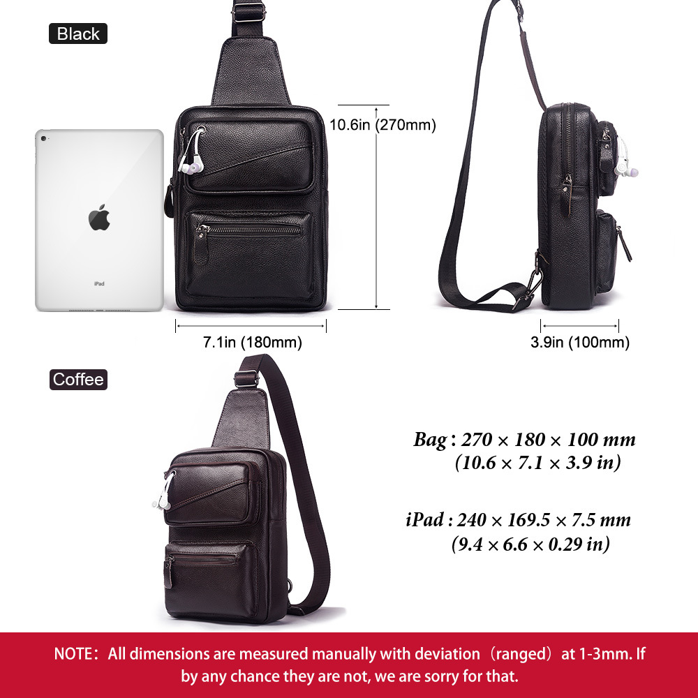 Bolsa Peito de Couro Real Mult - Leather Backpack Vintage avaliação e preço